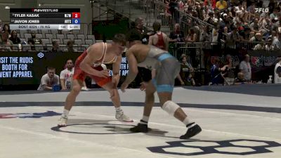70 kg Champ. Rd Of 16 - Tyler Kasak, NLWC/TMWC vs Jaivon Jones, Arkansas Regional Training Center