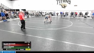 138 lbs Cons. Round 2 - David Behnke, Chilton/Hilbert vs Elijah McChain, Random Lake