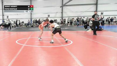 126 lbs Round Of 64 - Quincy Nesbitt, ME vs Fotis Koufalis, NY
