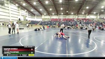 117 lbs Cons. Round 3 - Easton Daniels, Westlake vs Masen Pulsipher, Top Of Utah