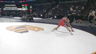 132 lbs Round Of 16 - Ashton Besmer, Buchanan (CS) vs Jonathan Madera, Chino (SS)