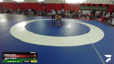 110-116 lbs Round 2 - Hank Stortz, Iowa vs Apollo Hall, Thunder Wrestling Club