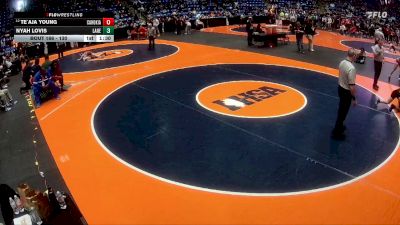 130 lbs Cons. Round 1 - Te`Aja Young, Cahokia (H.S.) vs Nyah Lovis, Chicago (Lane)