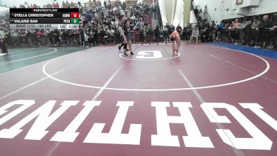 165 lbs Semifinal - Stella Christopher, Agawam vs Valarie San, Putnam