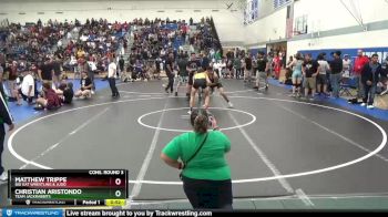 126 lbs Cons. Round 3 - Matthew Trippe, Big Kat Wrestling & Judo vs Christian Aristondo, Team Jackrabbits