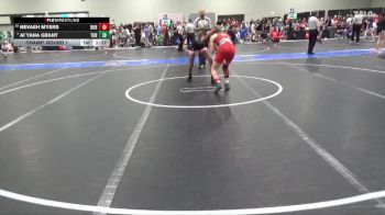 110 lbs Champ. Round 1 - Ai`yana Grant, Turner vs Nevaeh Myers, Burlington