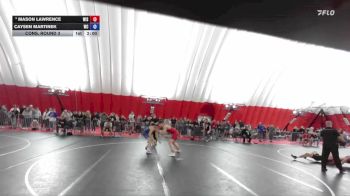 190 lbs Cons. Round 3 - Mason Lawrence, Wisconsin vs Caysen Martinek, Weigh-in Club