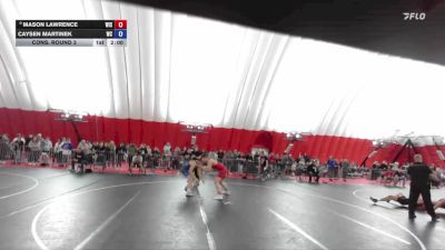 190 lbs Cons. Round 3 - Mason Lawrence, Wisconsin vs Caysen Martinek, Weigh-in Club