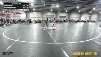 135 lbs Quarterfinal - Kasia Wong, Shelton Wrestling Academy vs McKenzie Grove, Blackman Wrestling