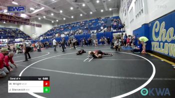 90 lbs Consi Of 4 - Carson Jardot, Perry Wrestling Academy vs Beckett Newman, Hennessey Takedown Club