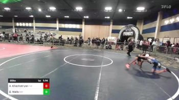 88 lbs Quarterfinal - Arto Khachatryan, The Empire vs Quentin Walls, Bay Area Dragons WC