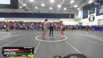 175 lbs Cons. Round 2 - Landon Rupright, Ayala Wrestling vs Xavier Sapien, Villa Park High School