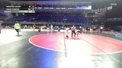106 lbs Semifinal - Kingston Cruzat, Folsom vs Frank Fuentes, Chavez