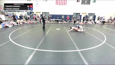 132 lbs Champ. Round 3 - Ashton Charmoli, MN vs Vincent Konecki, IL