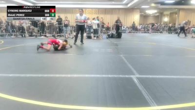 62 lbs Quarterfinal - Cyborg Marquez, Grant County Elite vs Isaac Perez, Savage House WC