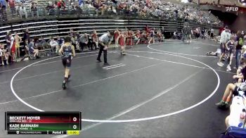 70 lbs Round 4 (6 Team) - Beckett Moyer, Iowa USA Red vs Kade Barnash, Kansas Mamba