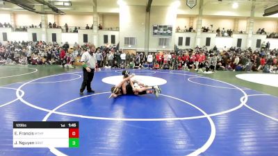 126 lbs Round Of 16 - Eli Francis, Mt. Hope vs Jason Nguyen, Braintree