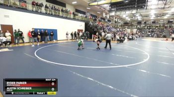 150 lbs Cons. Round 1 - Austin Schreiber, Edgar vs Ryder Parker, Regis/Altoona