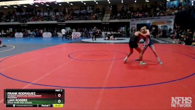 130 lbs 3rd Place Match - Liam Rogers, Eagle River High School vs Frank Rodriguez, Student Wrestling Development Program