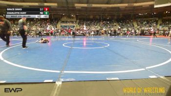 66 lbs Consi Of 8 #2 - Grace Sinks, Tj Trained vs Charlotte Hurt, Pittsburg Wrestling Club