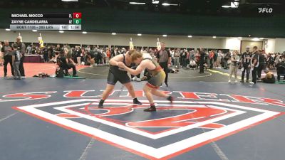 285 lbs Quarterfinal - Michael Mocco, FL vs Zayne Candelaria, AZ