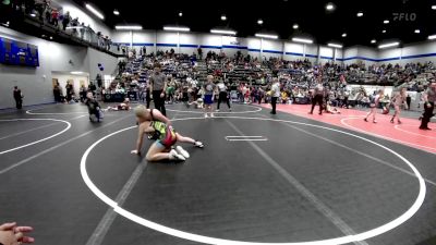 100 lbs Rr Rnd 2 - Colten Morris, Mustang Bronco Wrestling Club vs Addison Starcevich, Norman Grappling Club