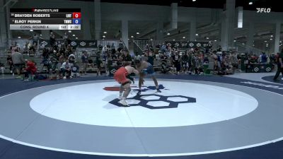 74 lbs Cons. Round 4 - Brayden Roberts, LIRTC vs Elroy Perkin, Titan Mercury Wrestling Club (TMWC)