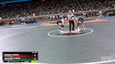 D1-175 lbs Cons. Round 1 - Gryphon Alwell, Allen Park HS vs Damian Ybarra, Rochester HS