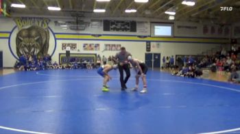 138 lbs 2nd Place Match - Jaxson Mehlert, Benton Community vs Eli Cruikshank, South Tama County