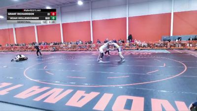 184 lbs Semifinal - Noah Hollendonner, Marian University (IN) vs Grant Richardson, Siena Heights University