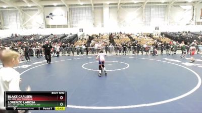 67 lbs Champ. Round 2 - Blake Carlsen, Pal-Mac You Wrestling vs Lorenzo LaRosa, Valley Central You Wrestling Program