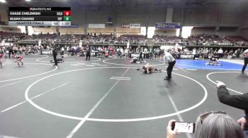 66 lbs Quarterfinal - Chase Chelewski, Colorado Outlaws vs Elijah Chavez, Top Rank Hammers