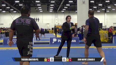 JOHN WAYNE LEONARD II vs THOEURN JONATHON PEL 2025 World IBJJF Jiu-Jitsu No-Gi Championship