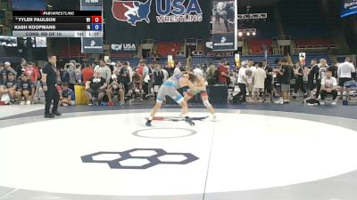 138 lbs Cons. Rd Of 16 - Tyler Paulson, Wisconsin vs Kash Koopmans, Iowa