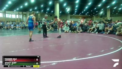 175 lbs Round 4 (6 Team) - Tanner Hile, Team Misfits vs Wyatt Goff, Level Up