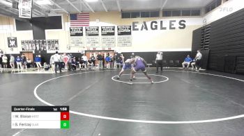 215 lbs Quarterfinal - Woodensley Blaise, Westhill vs Sidrit Ferizaj, Glastonbury