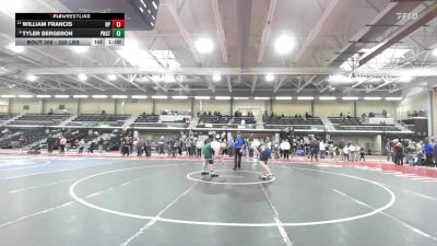 285 lbs Consi Of 8 #2 - William Francis, North Providence vs Tyler Bergeron, Ponaganset