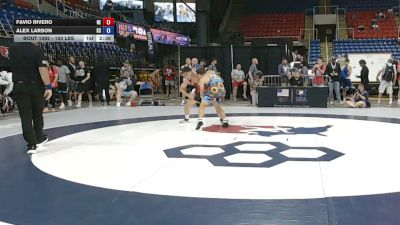 150 lbs Cons. Rd Of 64 - Favio Rivero, Nebraska vs Alex Larson, Kansas
