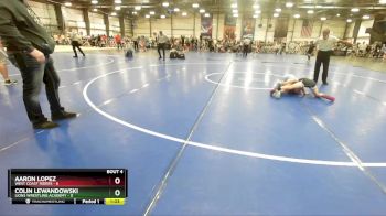 76 lbs Rd# 2 10:30am Friday - AARON LOPEZ, West Coast Riders vs Colin Lewandowski, Lions Wrestling Academy