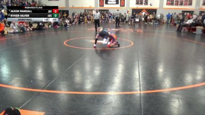 82 lbs Semifinal - Jaxon Randall, Jesup Mat Club vs Ryker Silver, Anamosa Wrestling Club