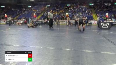 150 lbs Consy 4 - Alden Johnson, Bentworth vs Beau Hall, Athens