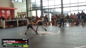 B-20 lbs Cons. Round 1 - Karter Ettinger, Mount Pleasant Wrestling Club vs Jace Yeager, Pack 732