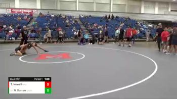 109 lbs Cons. Round 5 - Nicholas Sorrow, Simmons Academy Of Wrestling vs Teigan Newell, Region Wrestling Academy