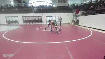 126 lbs Consolation - Braxton Crittenden, Sequoyah Tahlequah JH vs Emmit Moten, Morris JH/HS Wrestling