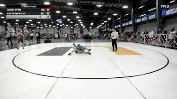 95 lbs Rr Rnd 2 - Jaden Uhde, Revival Orange vs Lucas Huntley, Mat Warriors Yellow