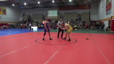 215 lbs Cons. Round 4 - Jackson Sarjent, Brownsburg vs Nick Pfeiffer, Oregon Clay