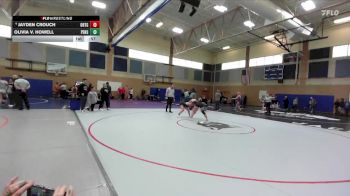 145lbs Cons. Round 6 - Jayden Crouch, Orting (Girls) vs Olivia V. Howell, Peninsula (Girls)