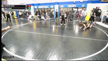 83 lbs Quarterfinal - Katelee Cole, Tulsa Blue T Panthers vs Mijo Hart, Pin-King All Stars