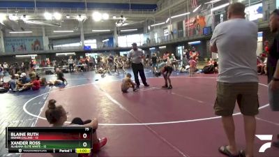 75 lbs 2nd Wrestleback (16 Team) - Blaine Ruth, Higher Calling vs Xander Ross, Alabama Elite White