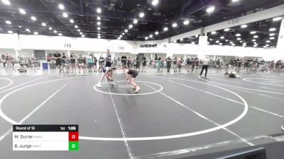 95 lbs Round Of 16 - Maximus Durrer, Oakdale, Wrestling vs Beau Junge, Mantanona TC